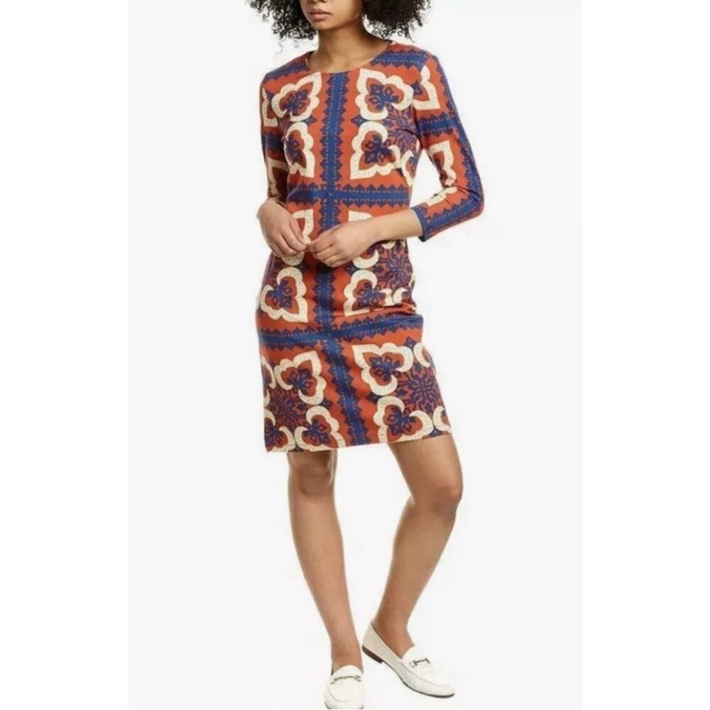 NWT J McLaughlin Devon Pinwheel Patch Print Dress size small